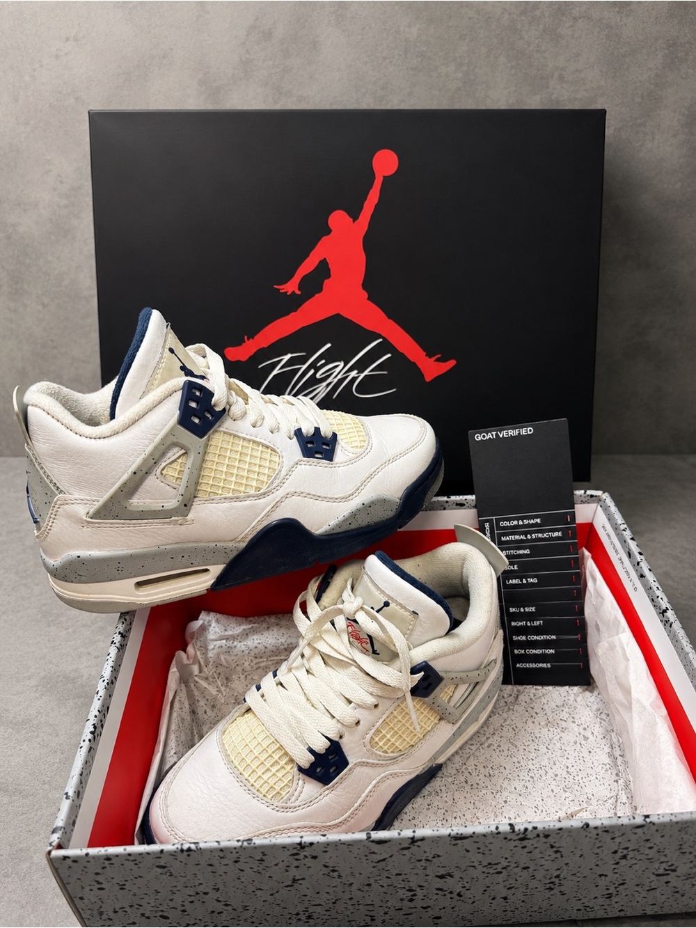 Nike Jordan 4 Midnight‎ Navy GS